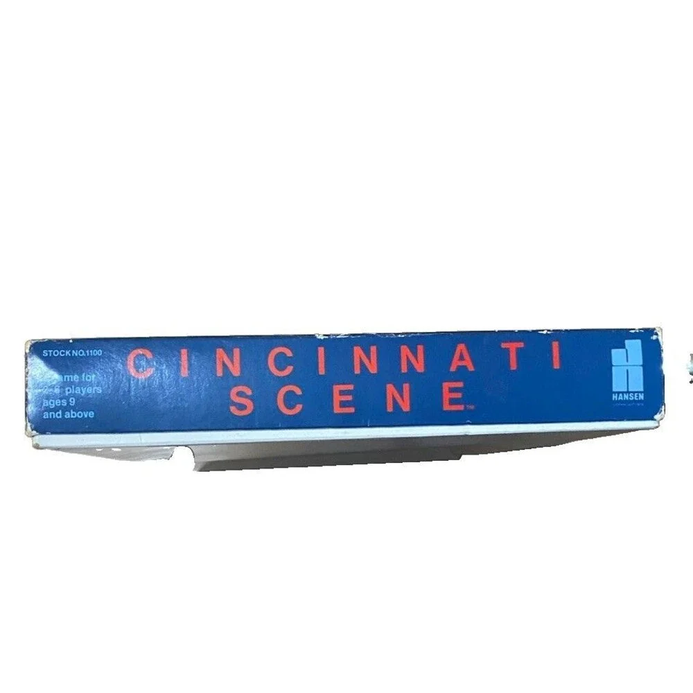 Vintage 1979 Cincinnati Scene Board Game Hansen Complete City Skyline Game